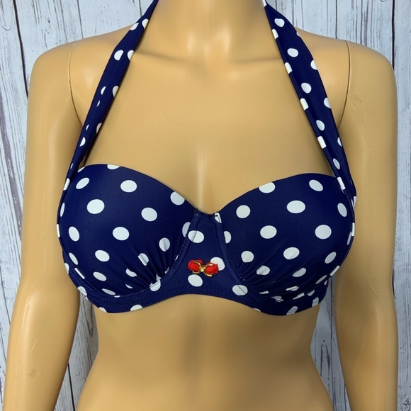 Coral Tropics by Apollo bikini top. Size L - Picture 6 of 7